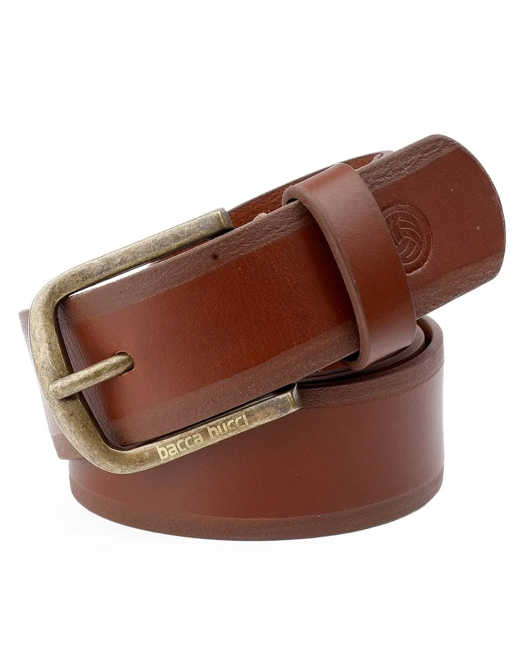 Bacca Bucci Men's Genuine Leather Casual Jeans Belt