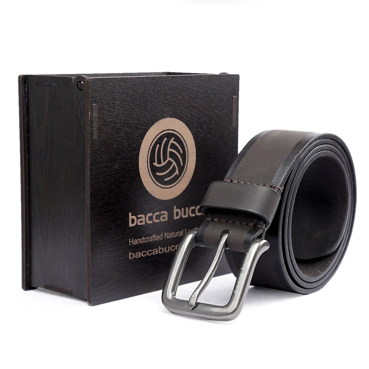 Bacca Bucci Men's Genuine Leather Casual Jeans Belt