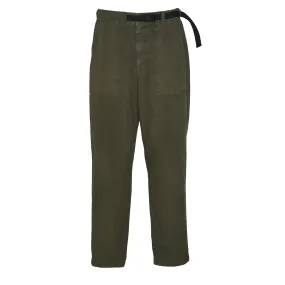 Barbour Grindle Relaxed Canvas Trouser Mid Olive