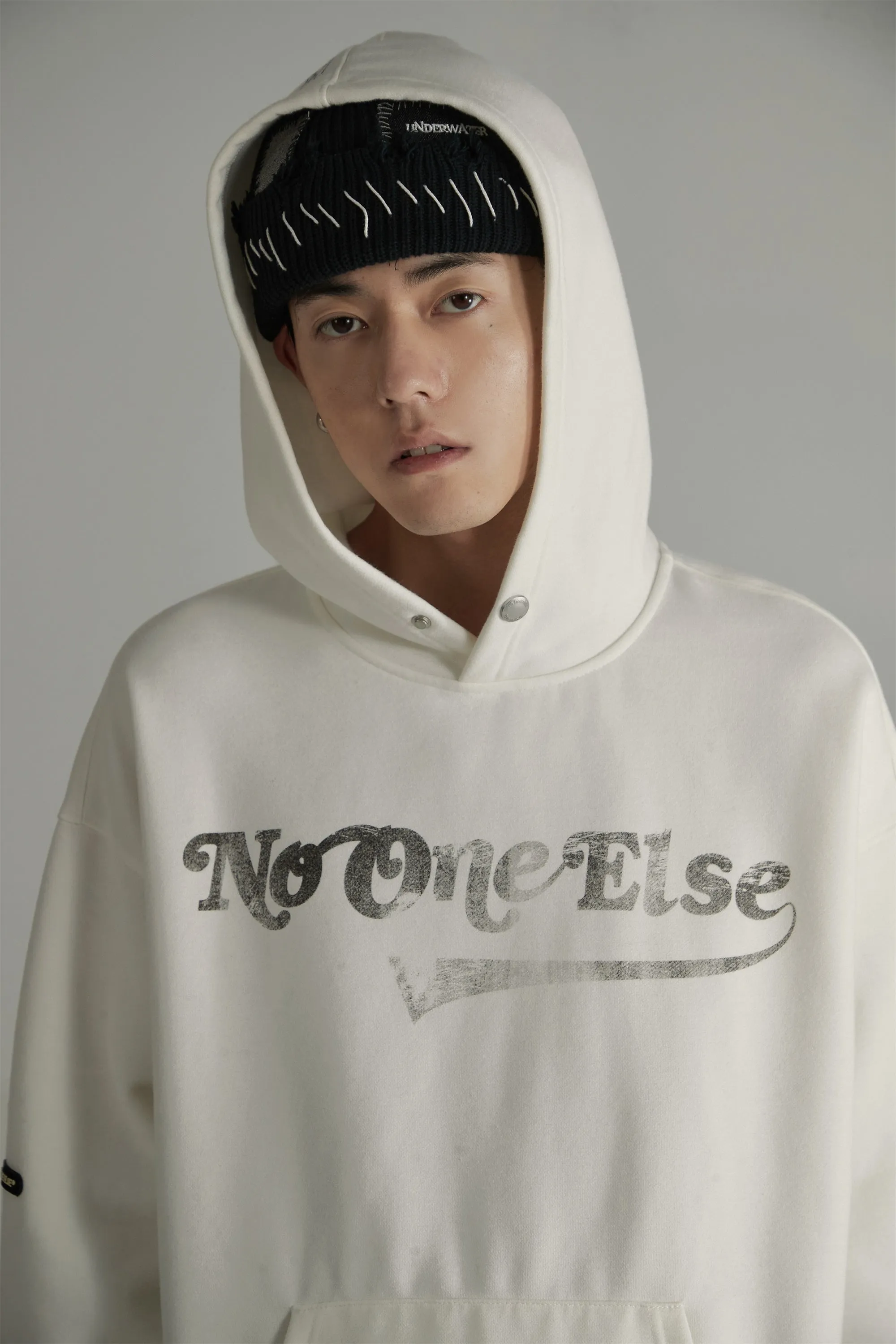 Basic Noe Print Hoodie