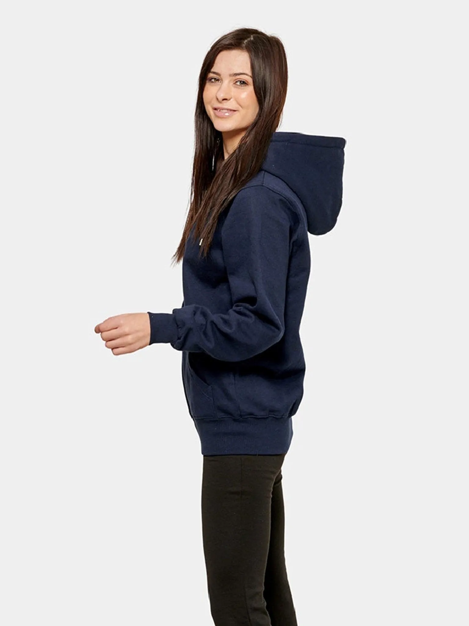 Basic zip hoodie - Dark Navy