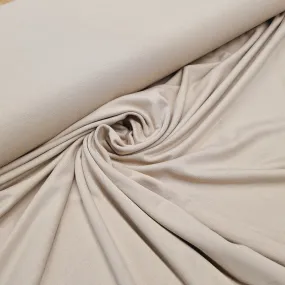 Beige Viscose Jersey, priced by half metre