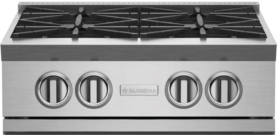 BlueStar - 23.875 inch wide Gas Cooktop in Stainless - RGTNB244BV2