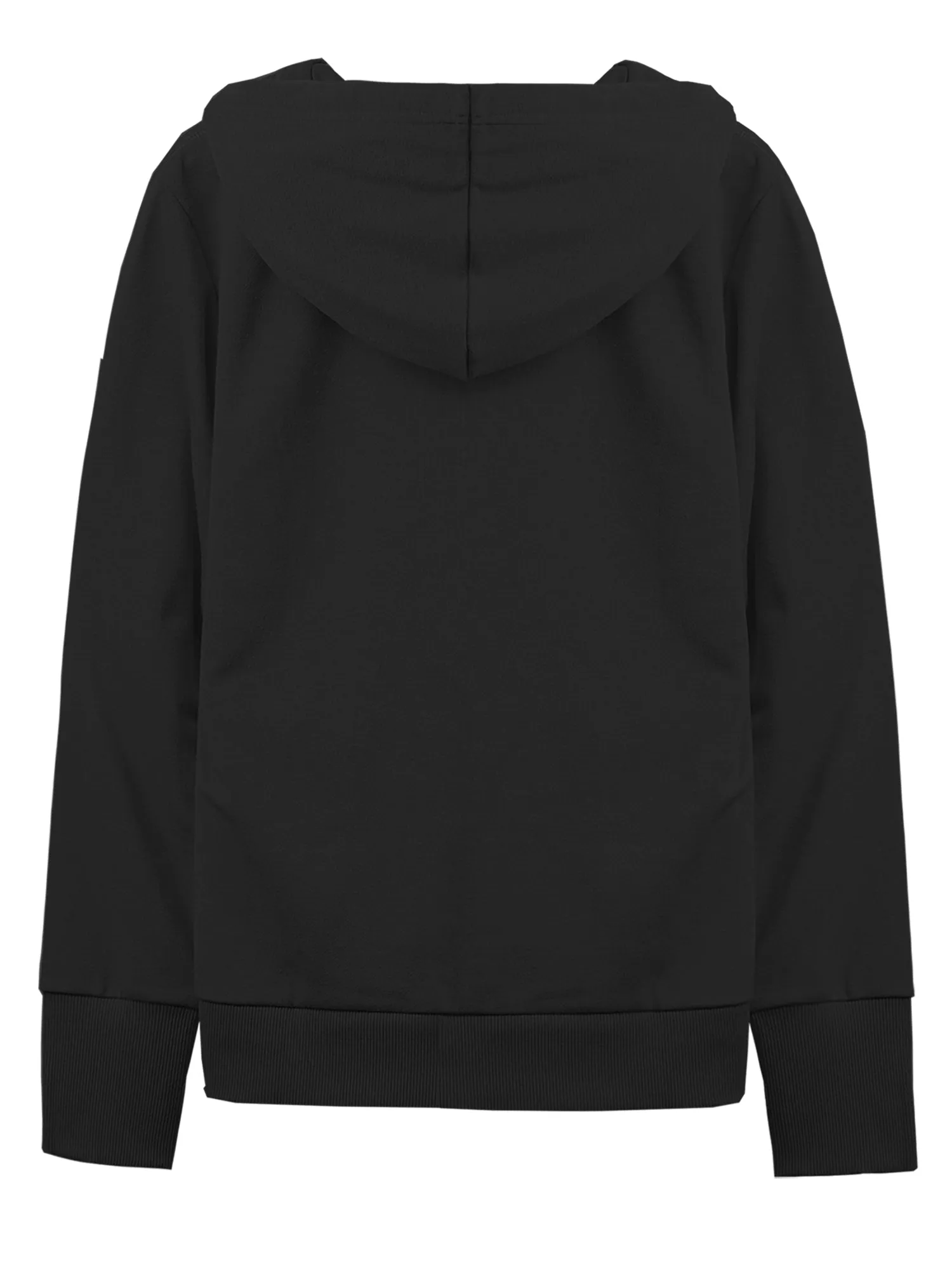 Causal Basic Simple Zip Up Hoodie Sweat Jacket