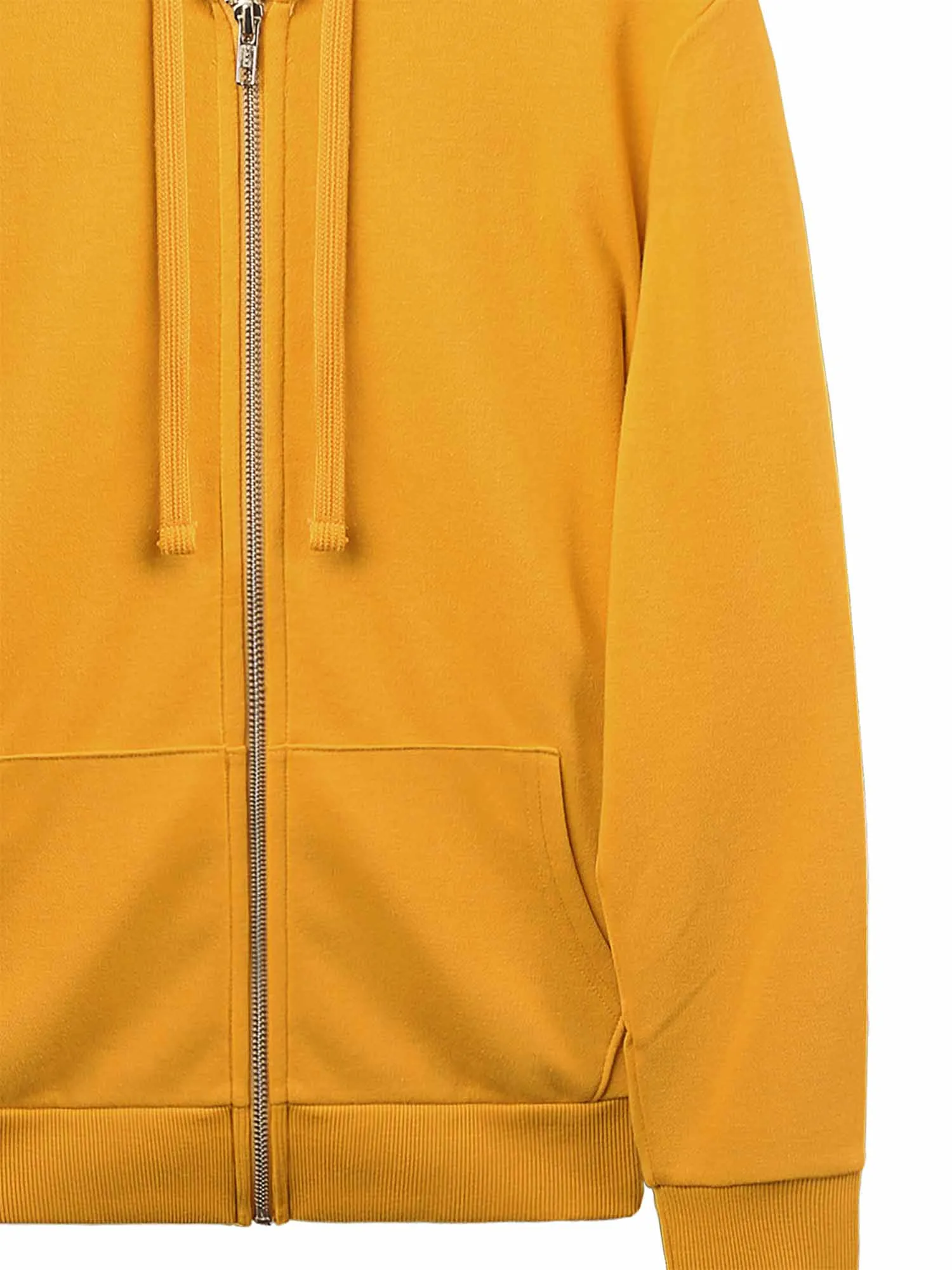 Causal Basic Simple Zip Up Hoodie Sweat Jacket