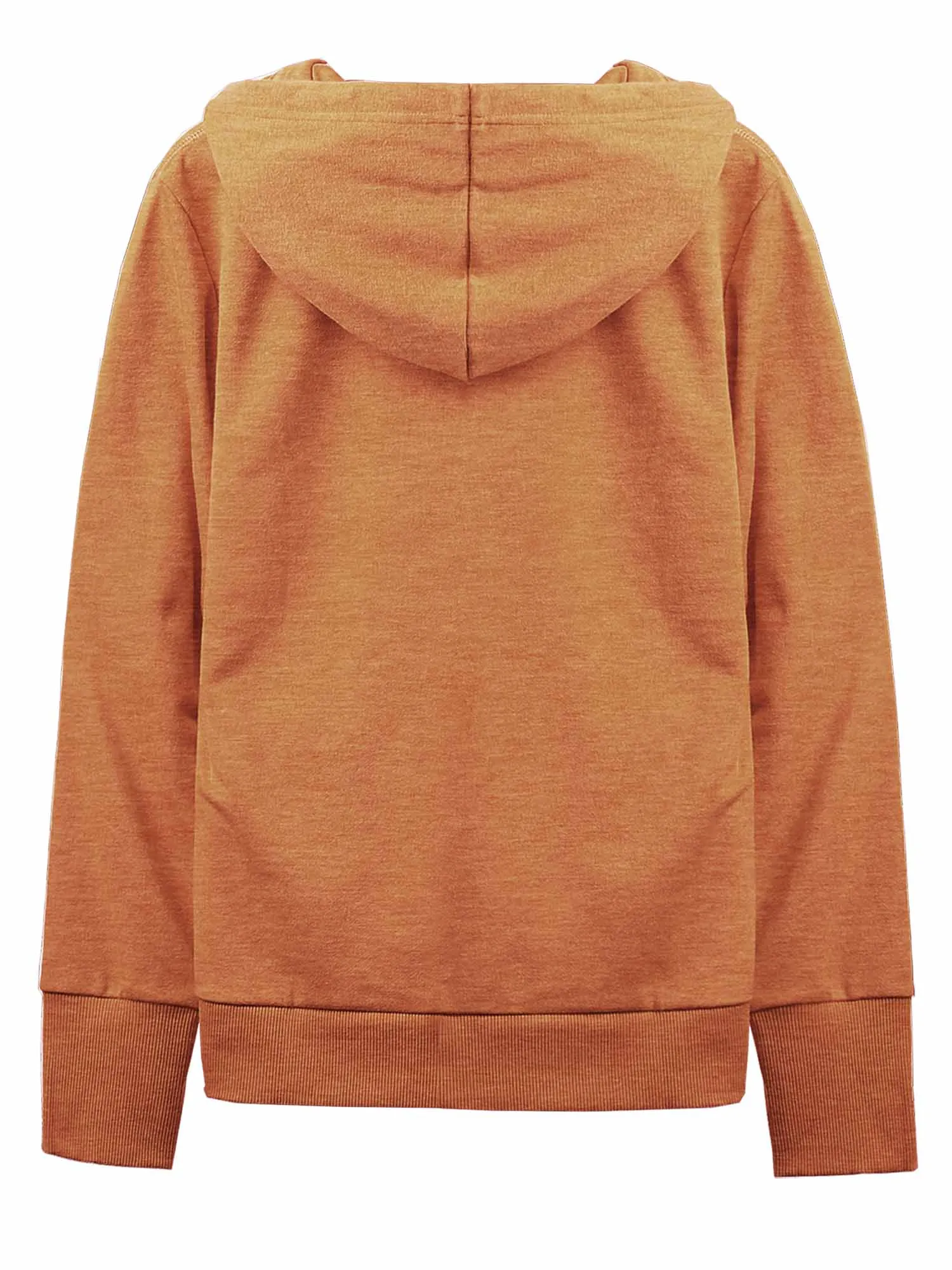 Causal Basic Simple Zip Up Hoodie Sweat Jacket