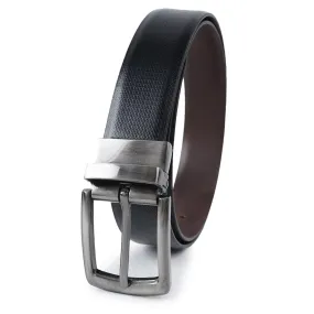 CIMONI Genuine Leather Classic Reversible Casual Formal Dailyuse Black Brown Belt For Men (1 Year Gurantee)