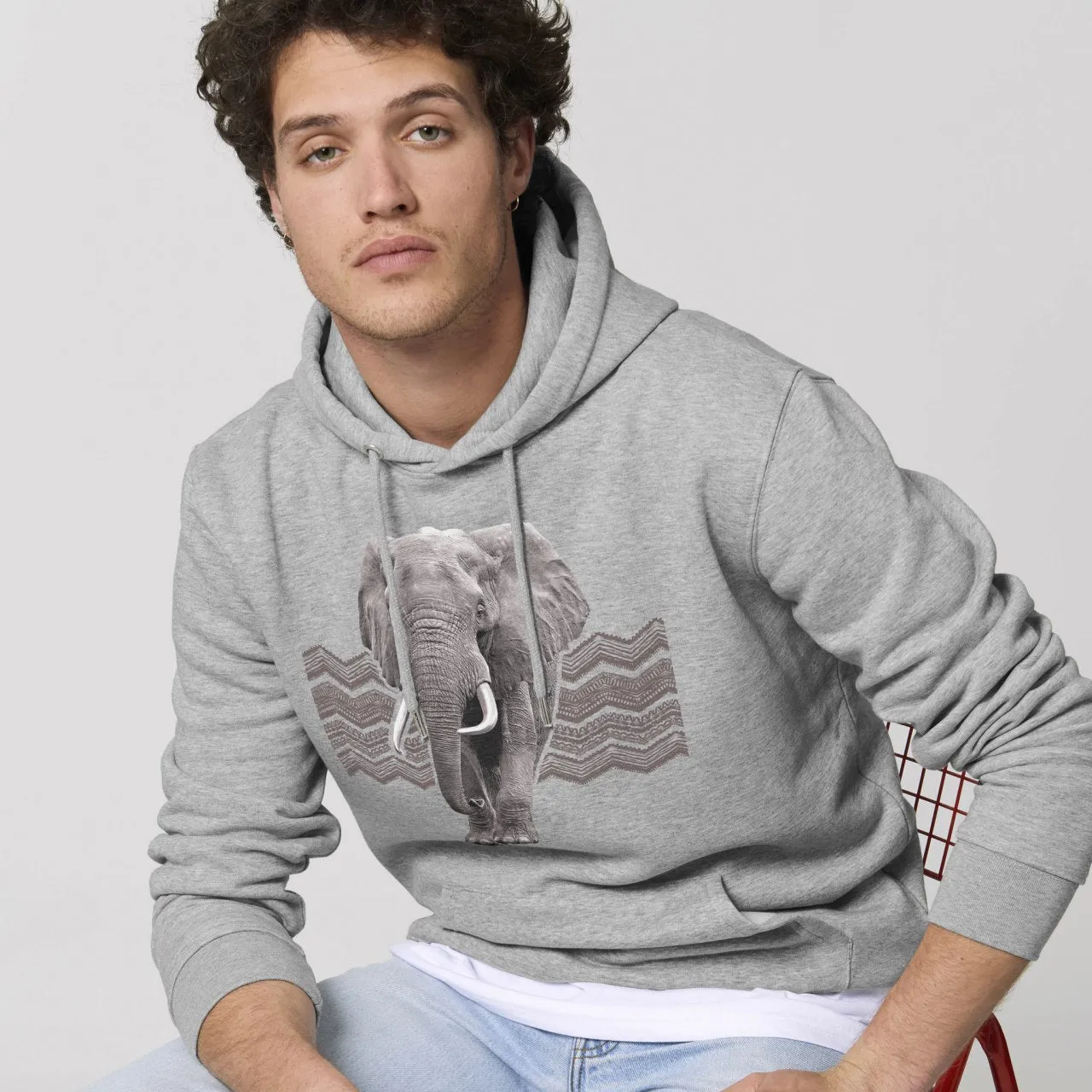 Elephant Ethnic Hoodie