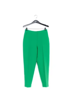 Green classic tailored trousers