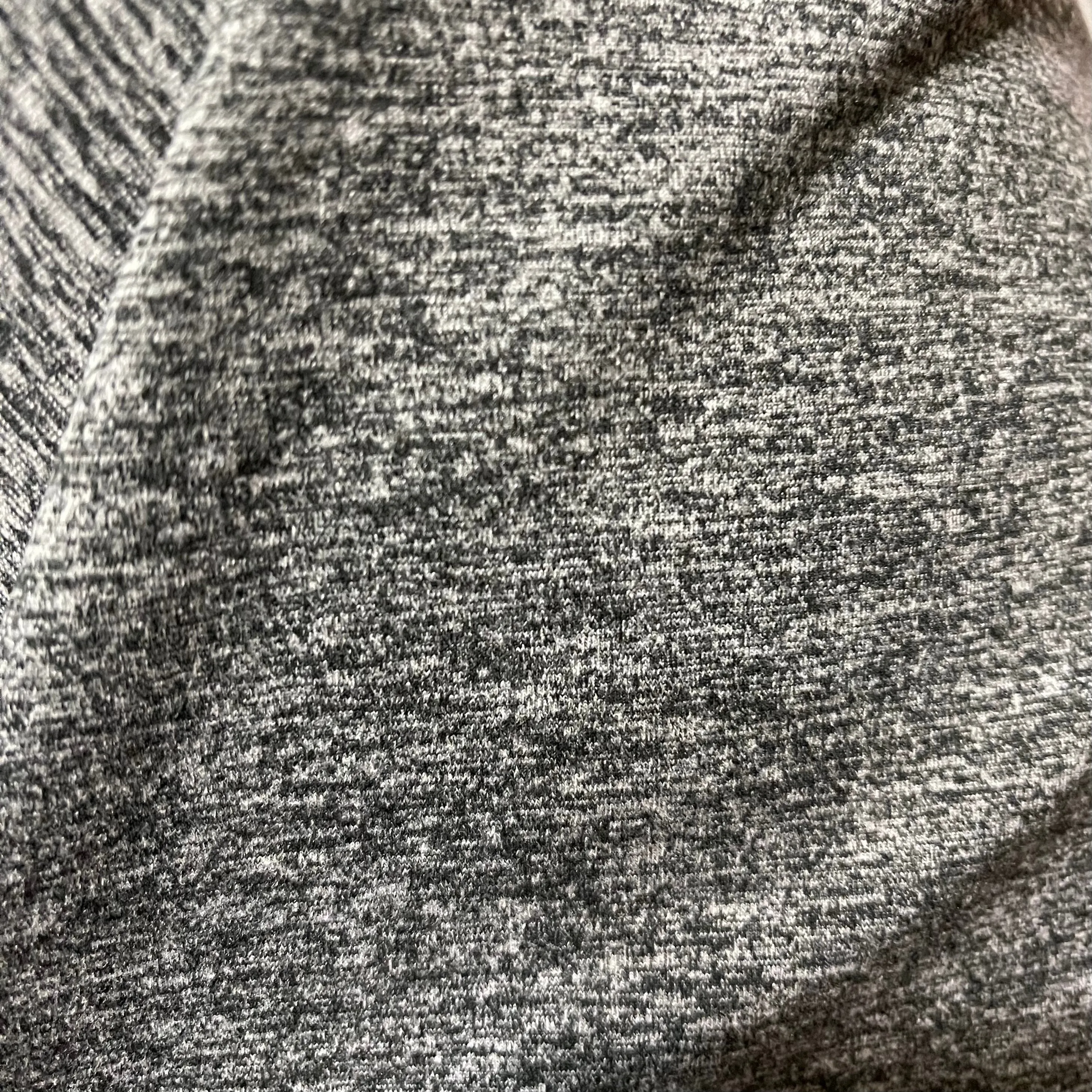 Heavy Brushed Athletic Performance - Heather Grey, Pre-Cut 36"