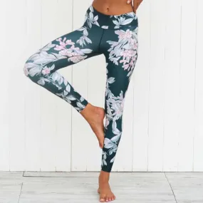 Legging impression fleurs