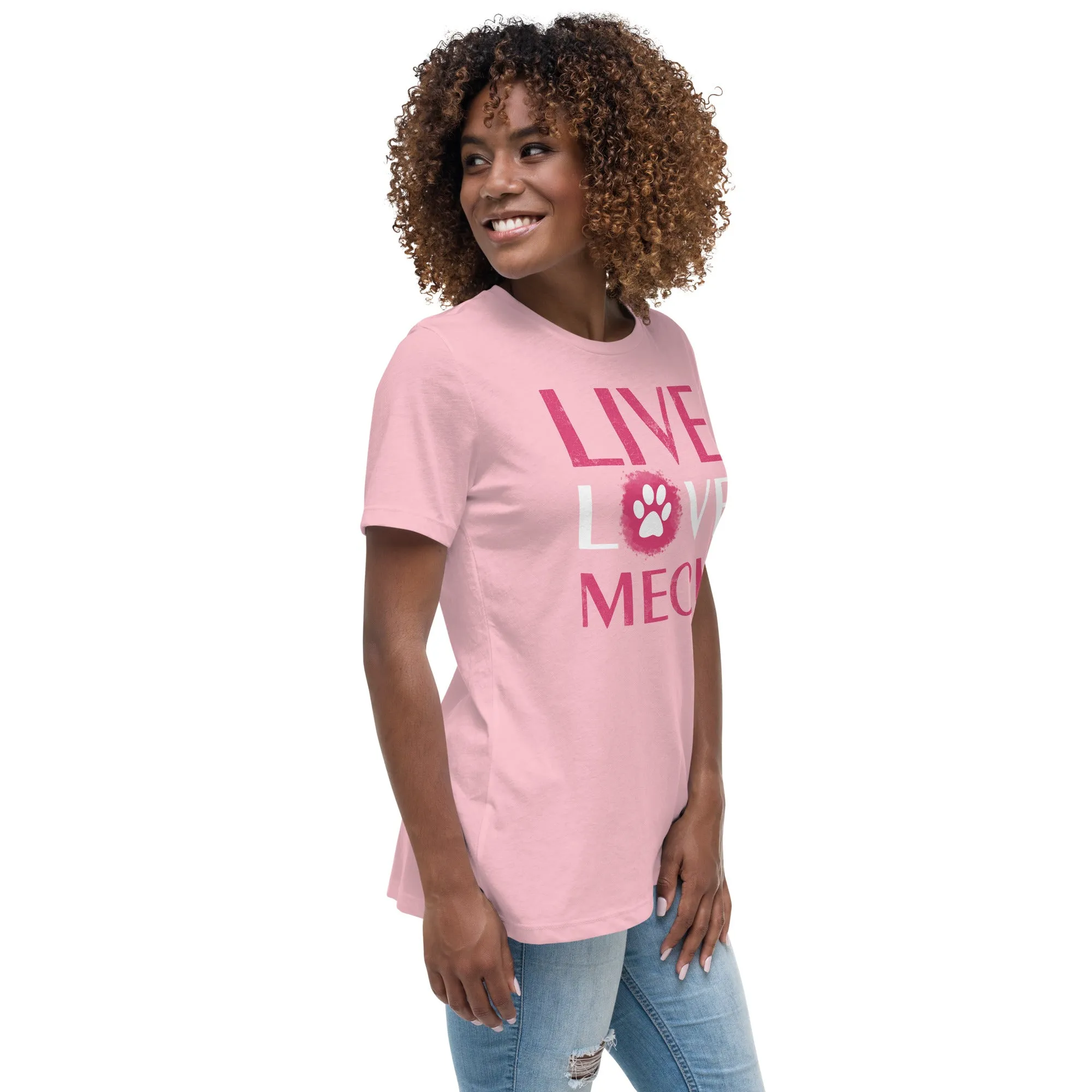 Live, Love, Meow Women's Relaxed T-Shirt