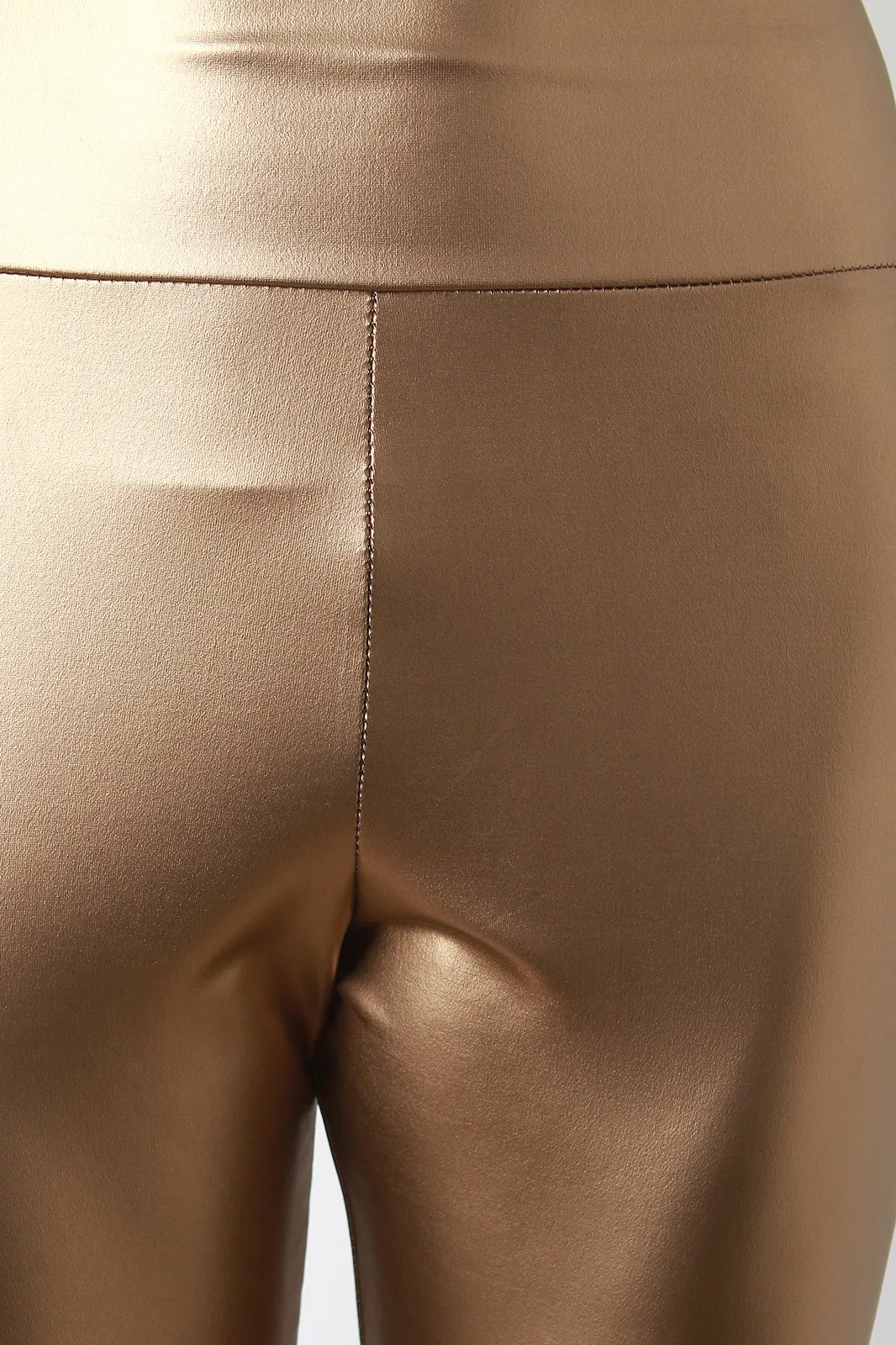 Matte Vegan Leather Stretch Leggings