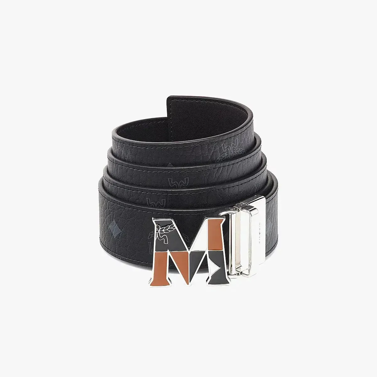 MCM Claus Epoxy M Reversible Belt 1.5” in Visetos