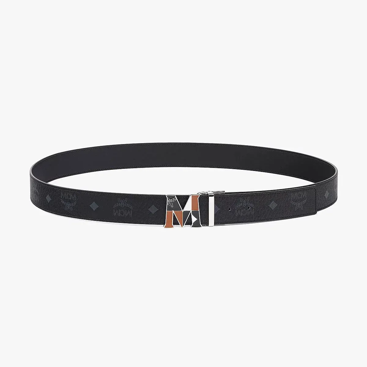 MCM Claus Epoxy M Reversible Belt 1.5” in Visetos