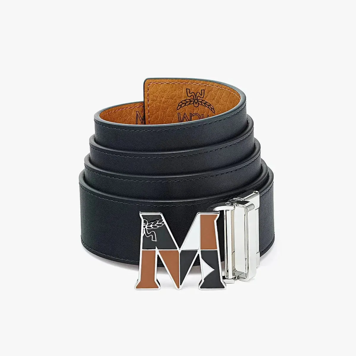 MCM Claus Epoxy M Reversible Belt 1.5” in Visetos