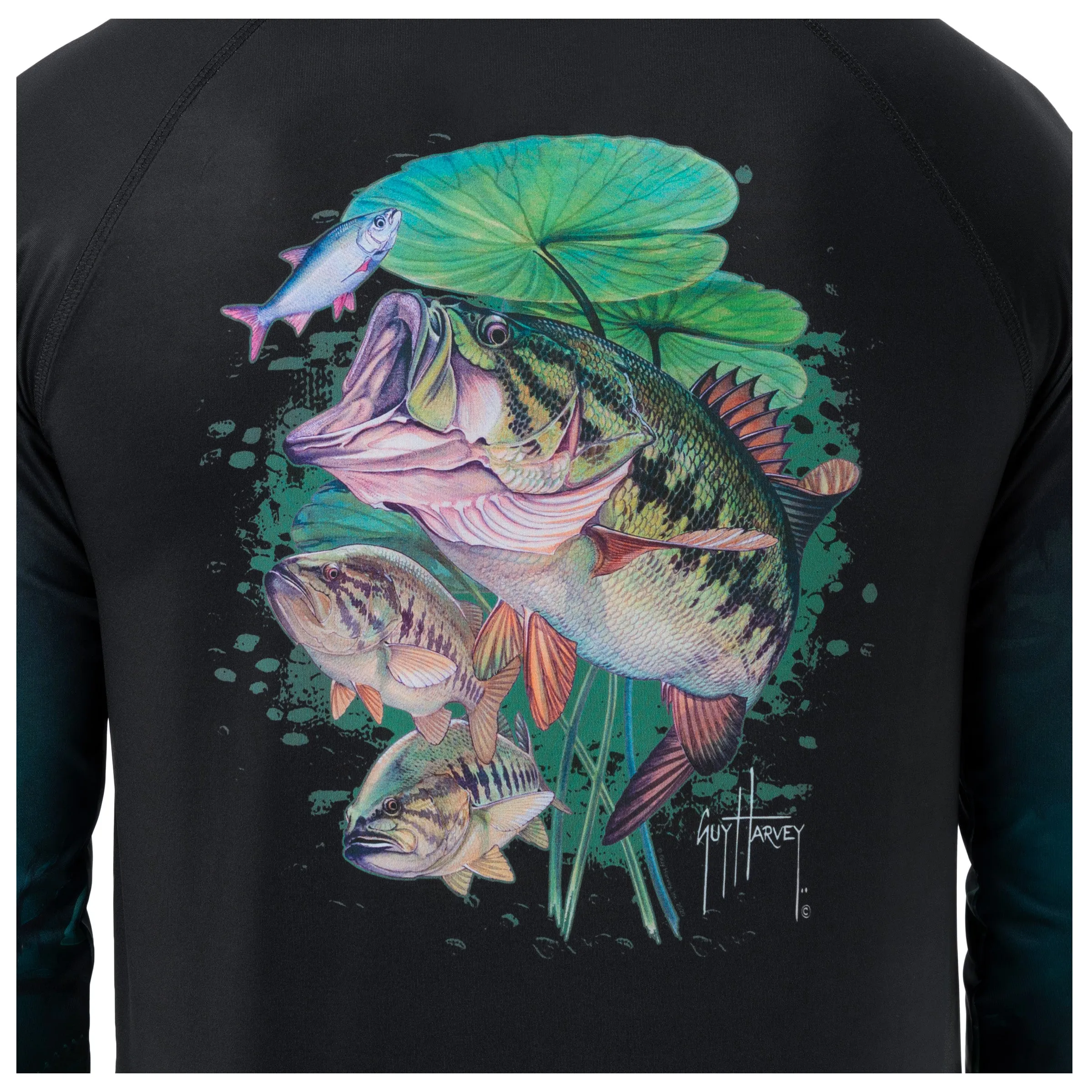 Men's Bass Depths Raglan Long Sleeve Performance Shirt