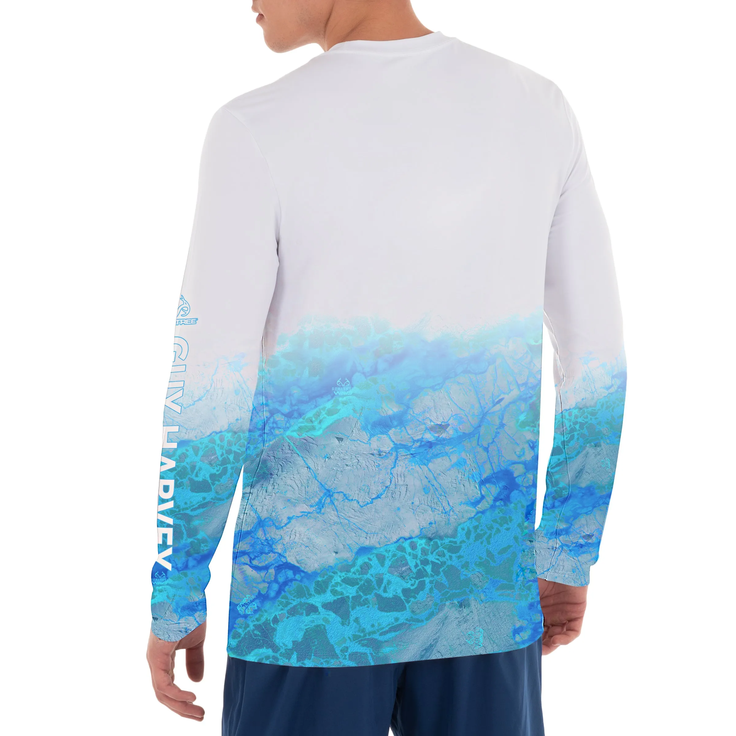 Men's Filtered Light Marlin Realtree Long Sleeve Performance T-Shirt