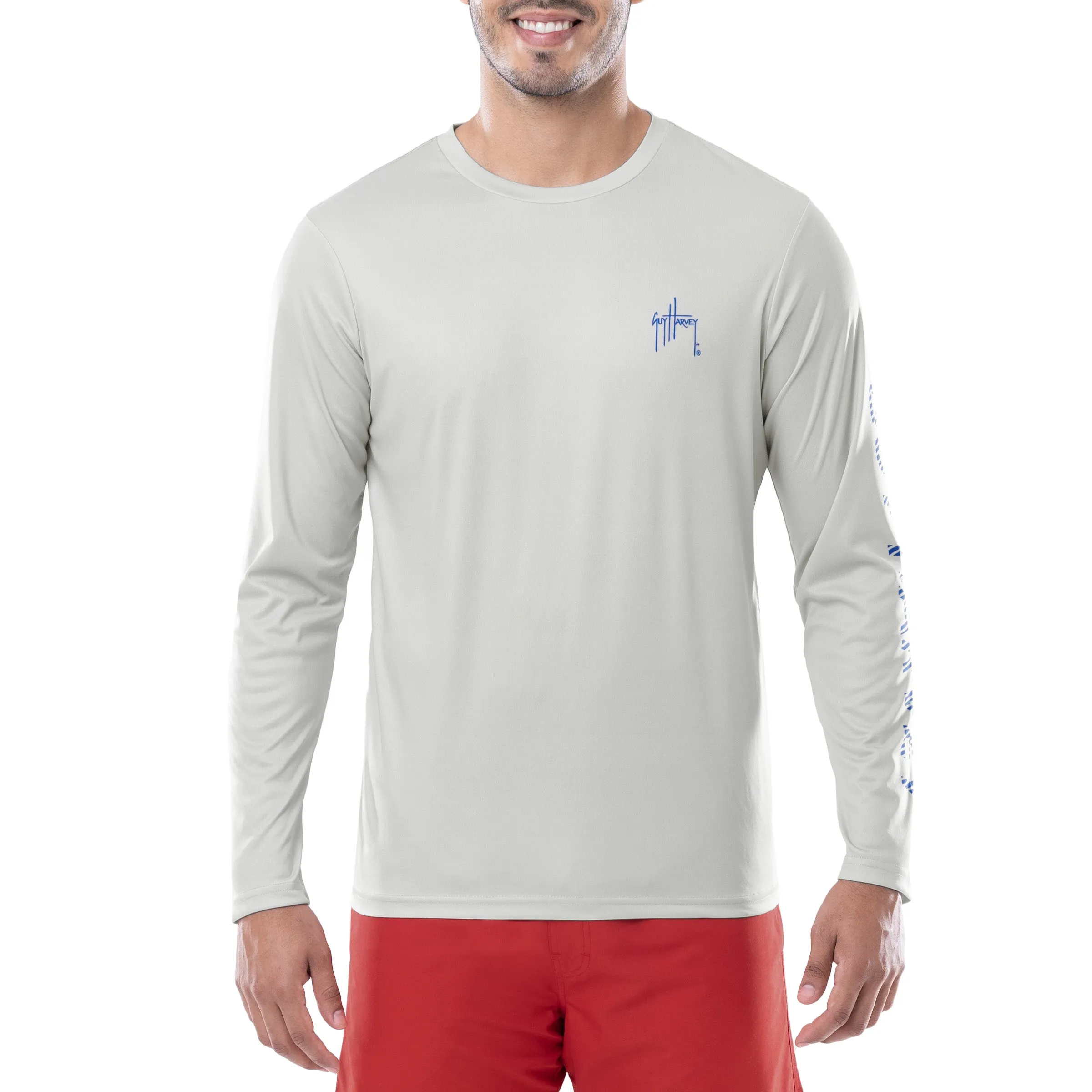 Men's Patriotic Billfish Performance Sun Protection Top