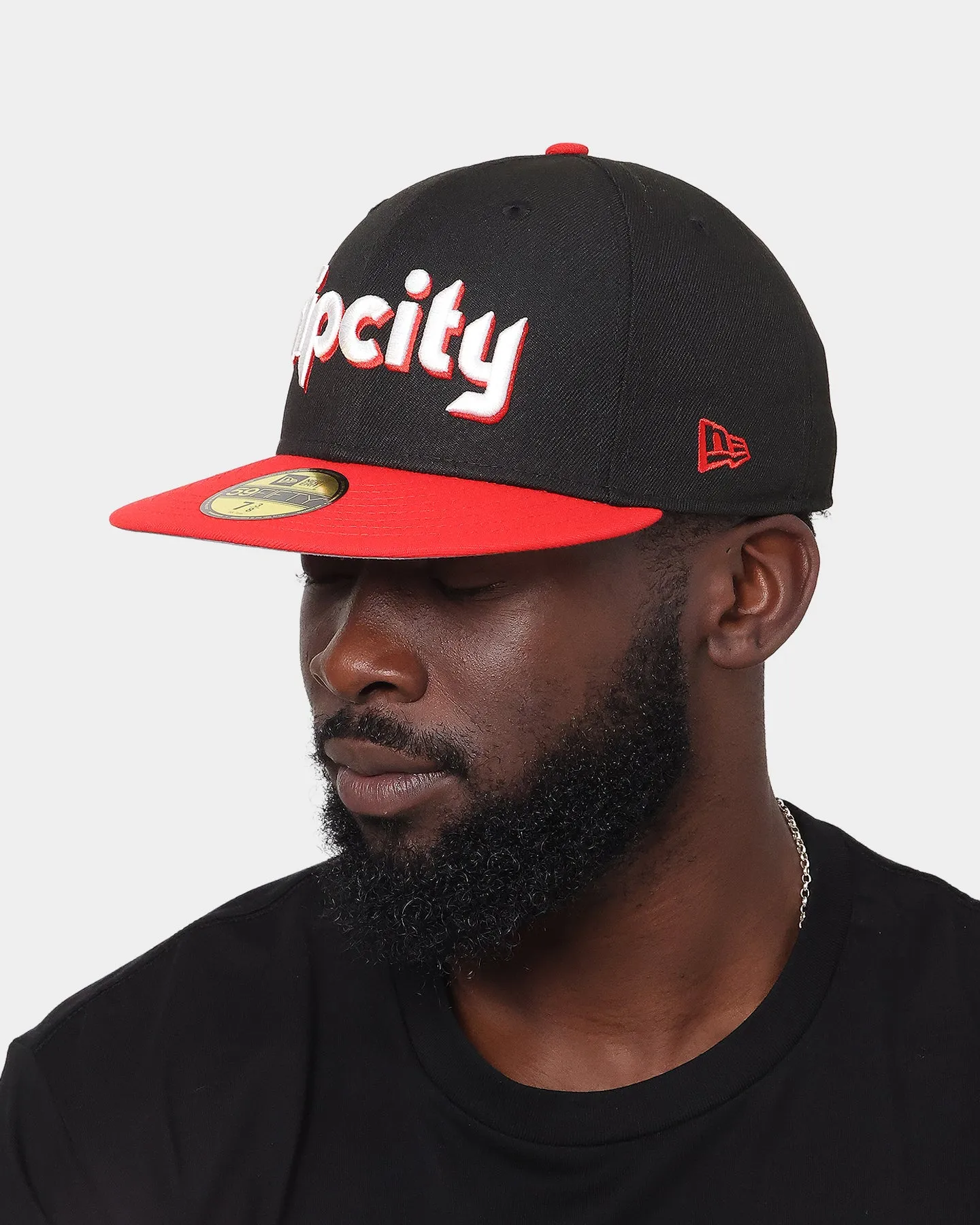 New Era Portland Trail Blazers 'NBA Authentics City Edition' 59FIFTY Fitted Black