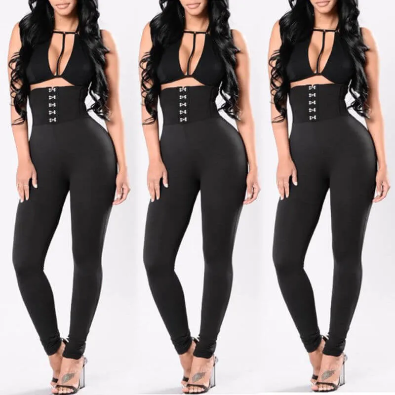 New Style Fashion Women Solid Fitness Leggings Ankle Length Stretch High Waist Leggings