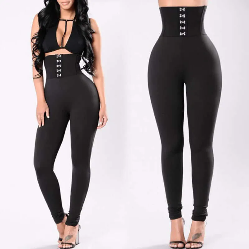 New Style Fashion Women Solid Fitness Leggings Ankle Length Stretch High Waist Leggings