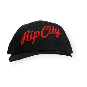 Portland Trail Blazers New Era Rip City Cursive Fitted Cap