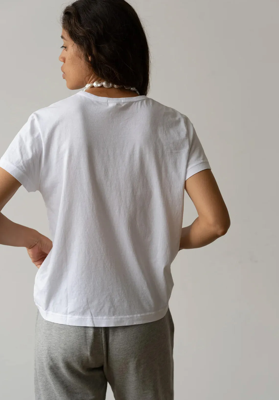 THE JERSEY RELAXED TEE POWDER