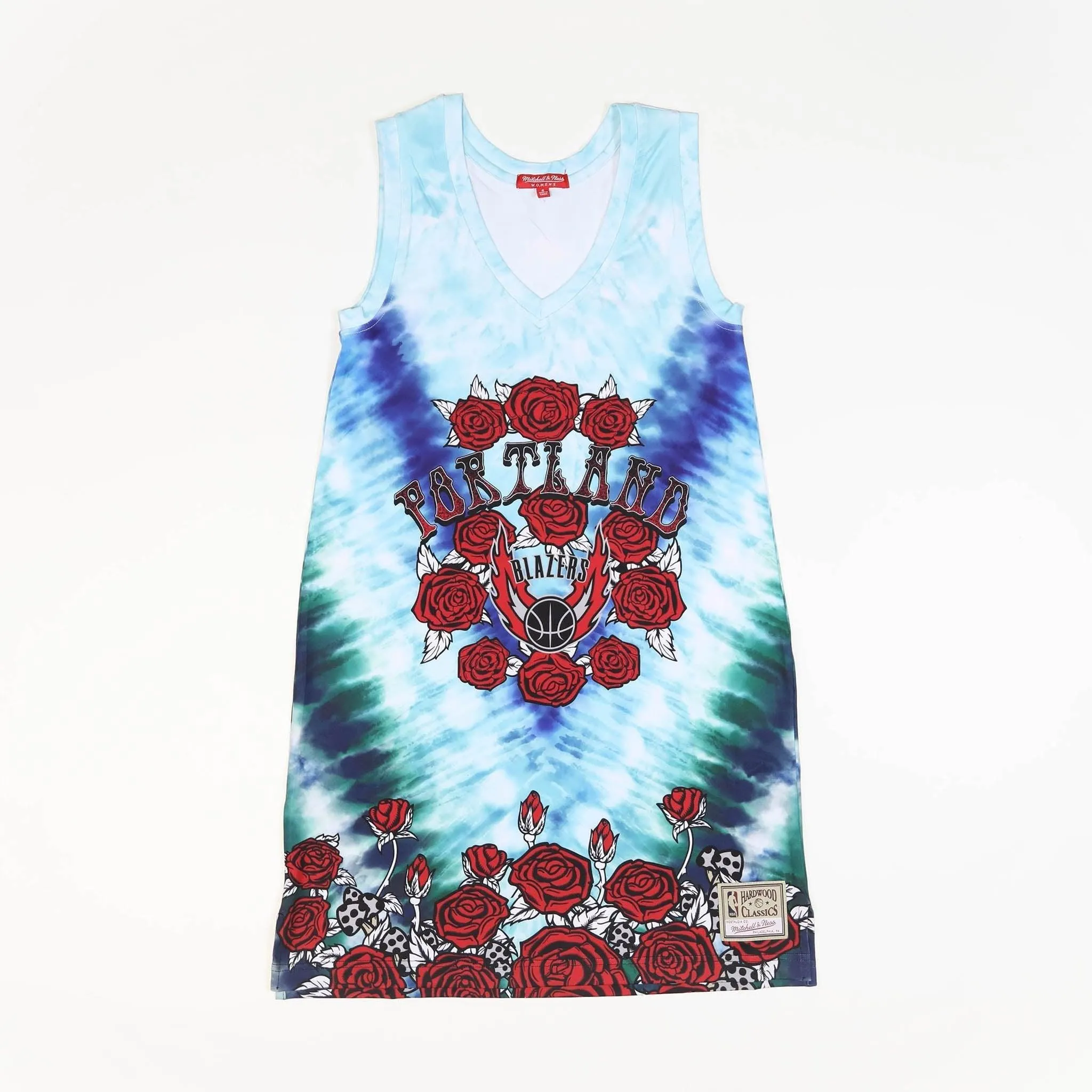 Trail Blazers Mitchell & Ness Women's Psychedelic Tank Dress