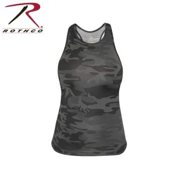 Womens Camo Workout Performance Tank Top