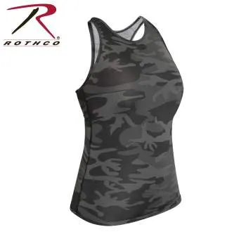 Womens Camo Workout Performance Tank Top