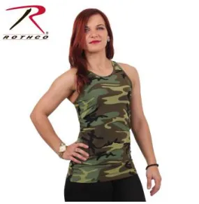 Womens Camo Workout Performance Tank Top