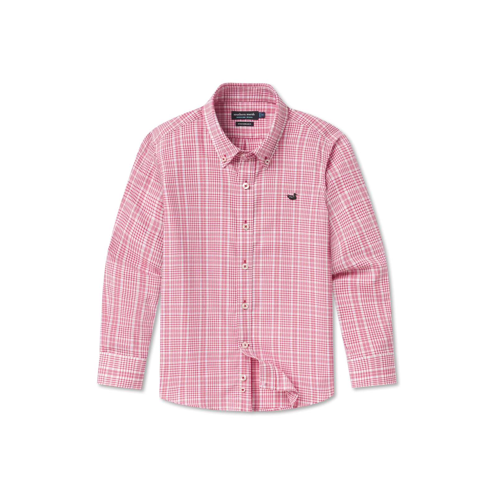 Youth Shenandoah Performance Check Dress Shirt